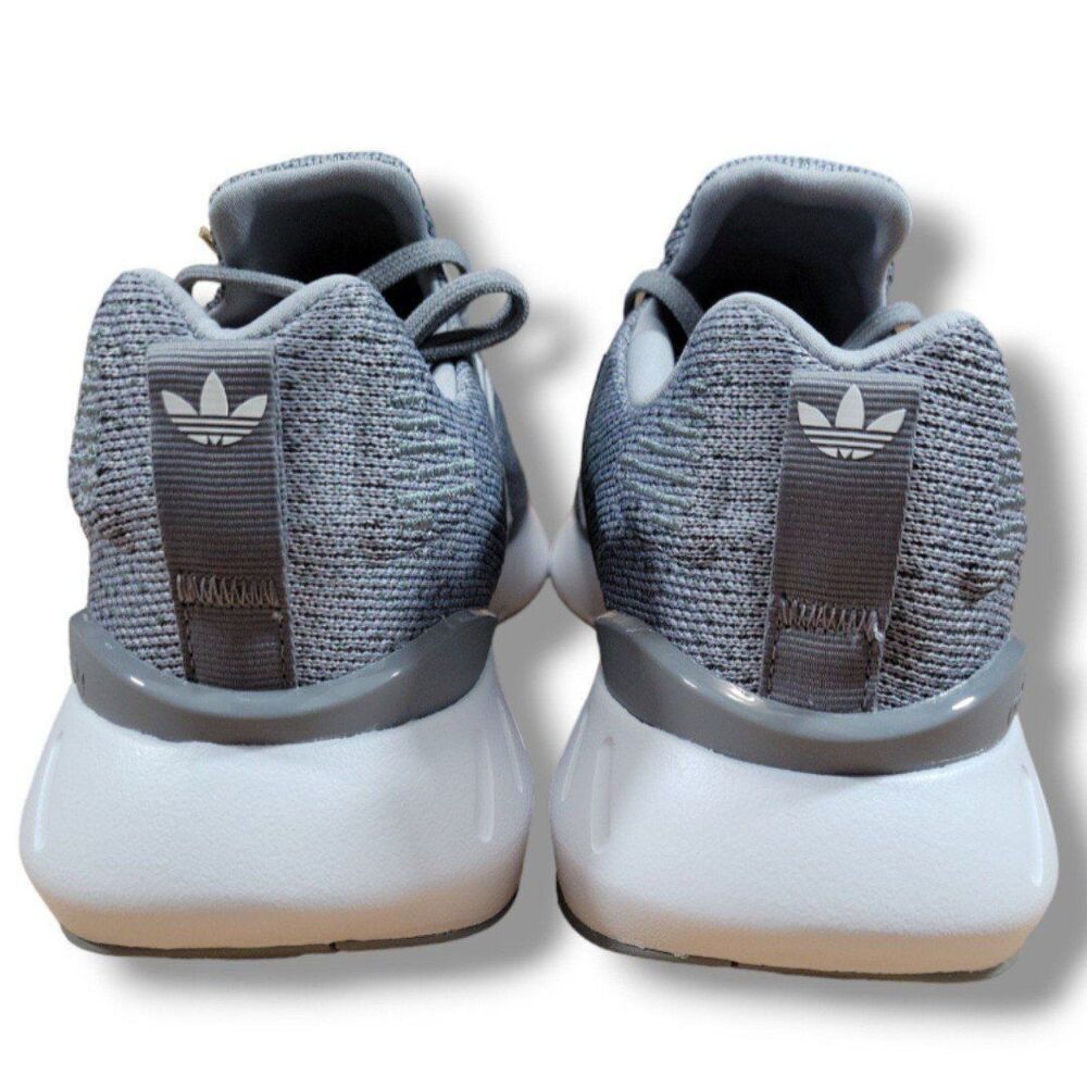 Adidas Shoes Size 10.5 Men's Adidas Swift Run 22 Gray W/ White GZ3495 New In Box - Picture 7 of 10